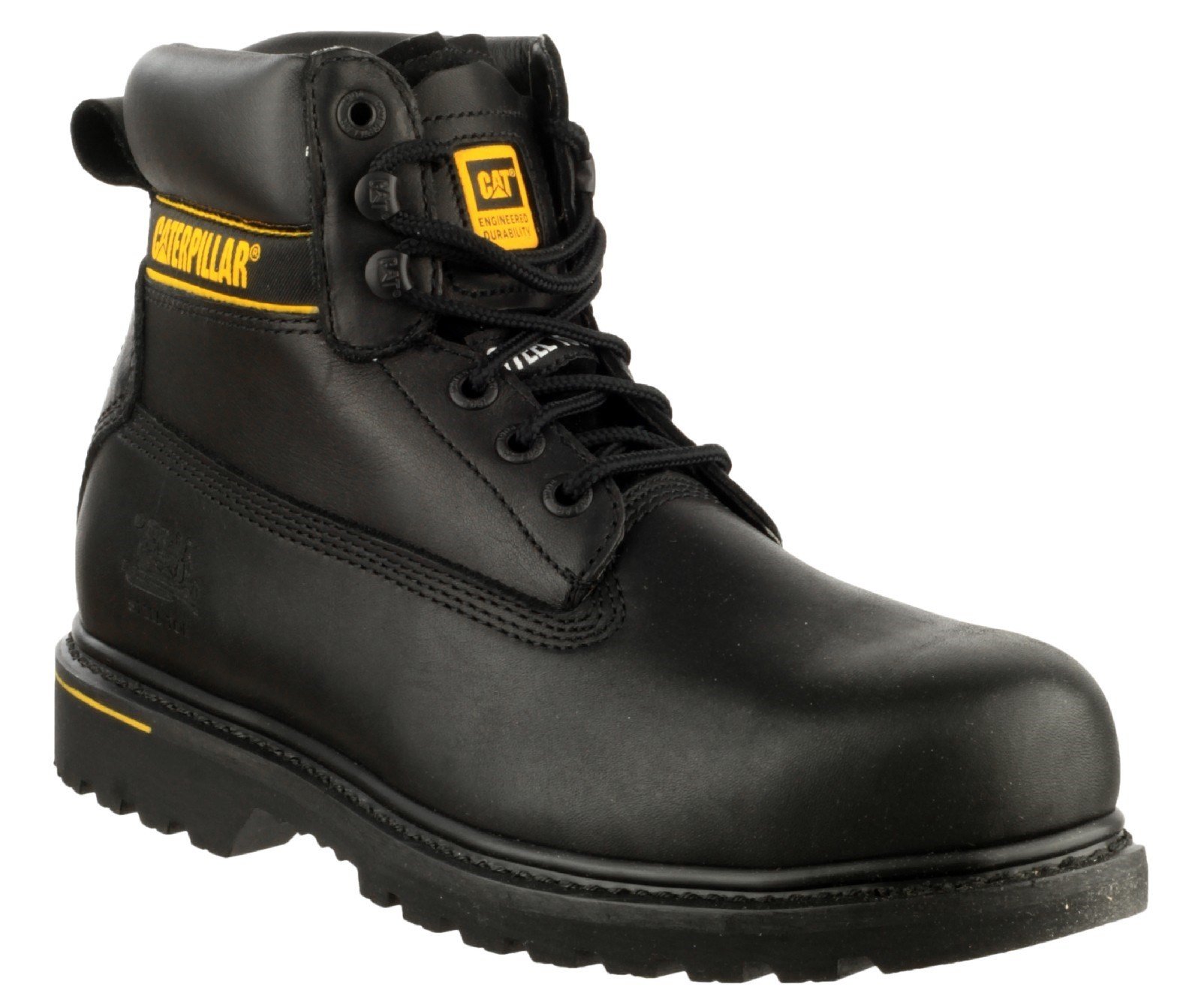 Caterpillar Unisex Holton Safety Boot Black 16105 - Black 14