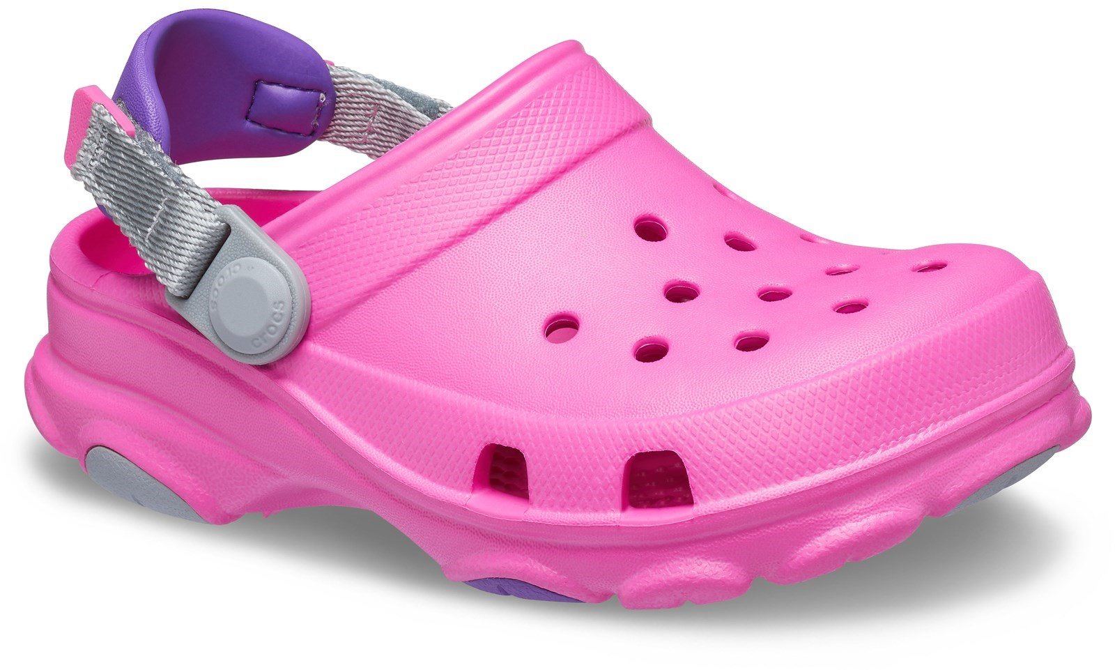 Crocs Kid's Classic All-Terrain Clog Sandal Various Colours 31874 - Electric Pink 4
