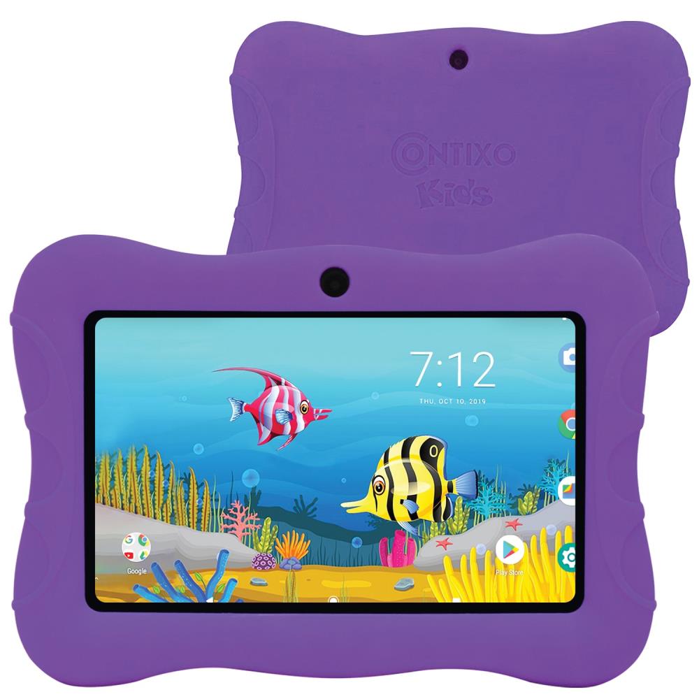 Contixo 7-in Bluetooth; Wi-Fi Android 9Pie Tablet with Accessories with Case Included | K3- V83 PURPLE