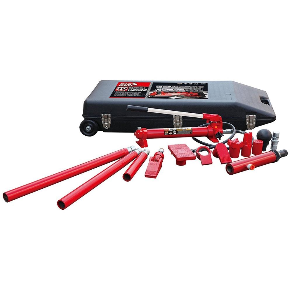 Torin Torin Big Red T71001L 10 Ton Hydraulic Portable Ram Auto Body Repair Kit with Case | 87500