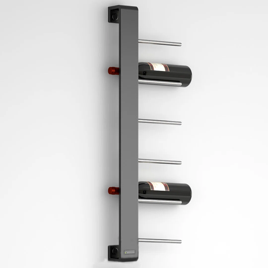 Buy Hikmah Bottle Wall Mounted Wine Bottle Rack in Black/Silver online