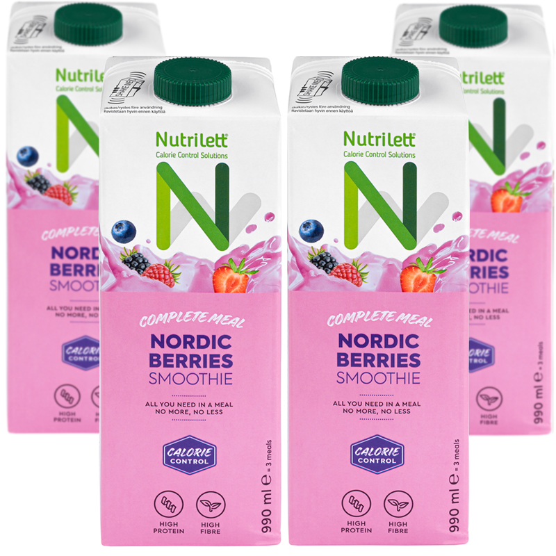 Måltidsersättning Nordic Berries 4-pack - 67% rabatt