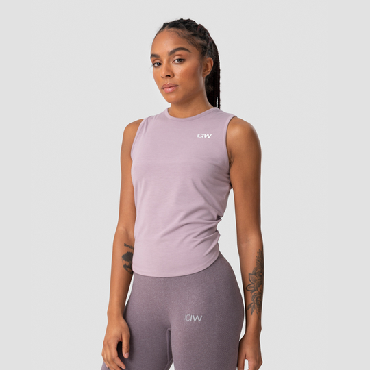 Empowering Open Back Tank, Mauve