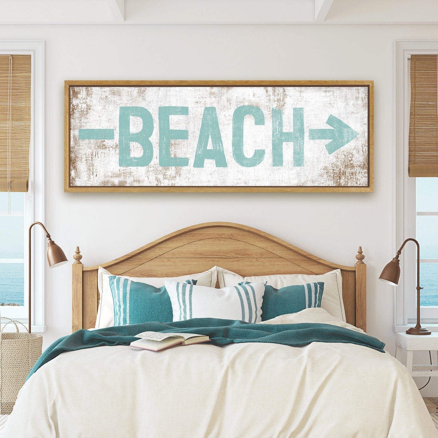 Beach Arrow Sign | House Signs With