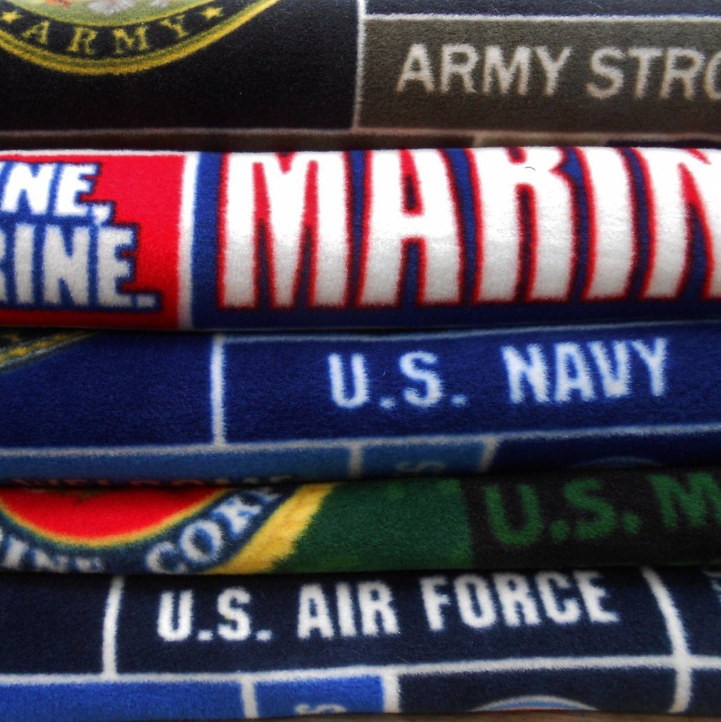 Us Military Neck Warmer, Fleece Scarf, Snood, Gaiter, Cowl; Usmc Marines, Usaf Air Force, Army, Stars & Stripes Flag