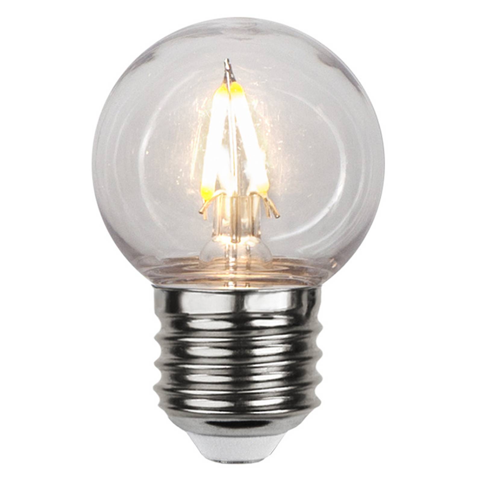 LED-lamppu E27 G45 1,3W 2 700 K kirkas murtumaton