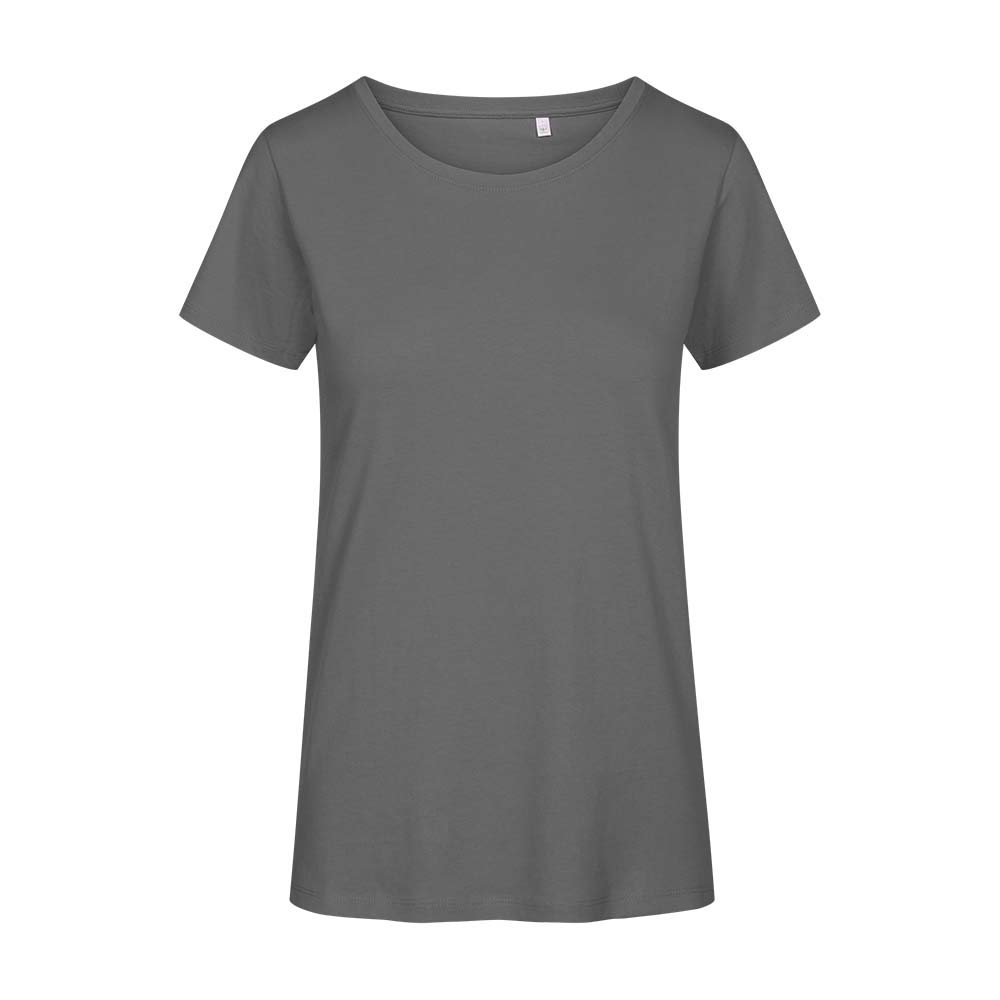 Premium Organic T-Shirt Damen, Stahlgrau, L