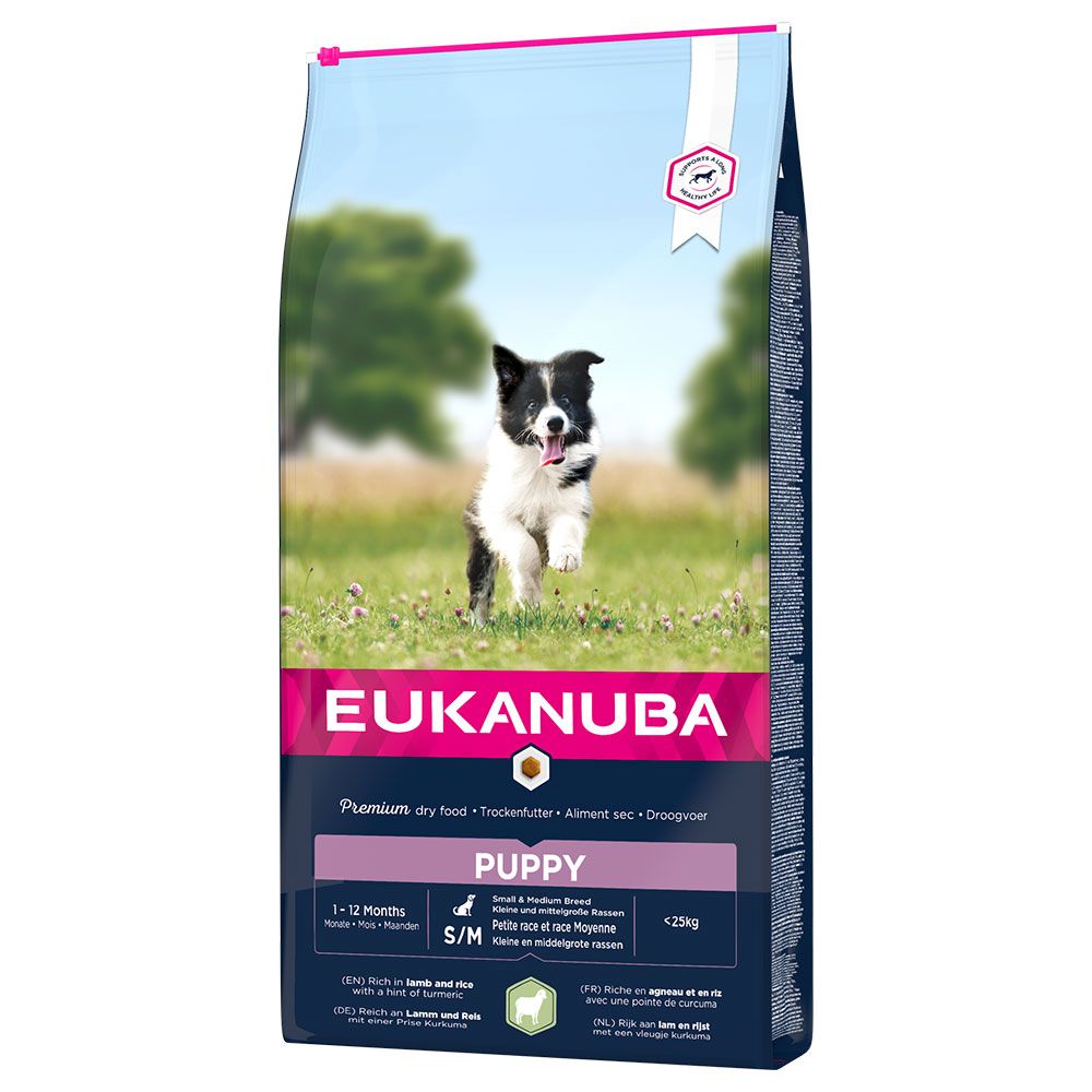 Eukanuba Puppy Small & Medium Breed - Lamb & Rice - Economy Pack: 2 x 12kg