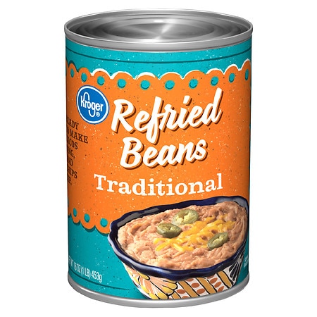 Kroger Traditional Refried Beans - 16.0 oz