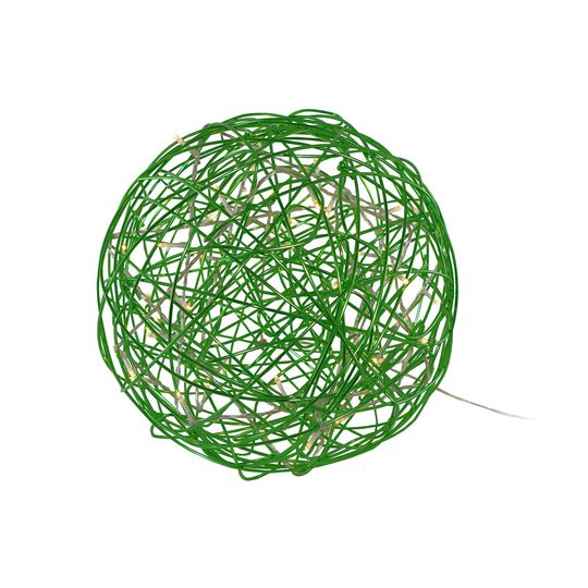 Galax Fun -LED-3D-design-pallo, Ø 30 cm, vihreä