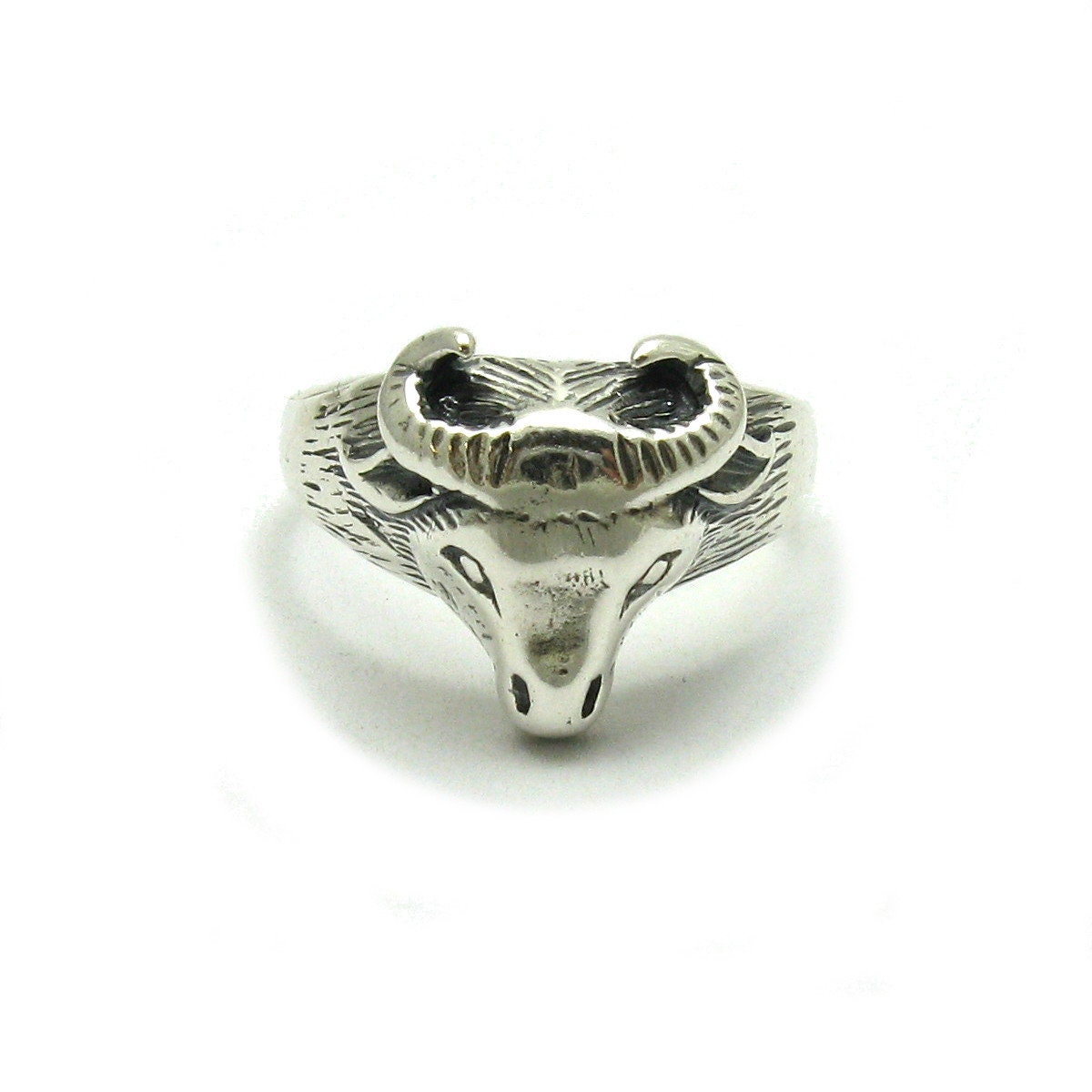 R001687 Sterling Silver Ring Solid 925 Ram