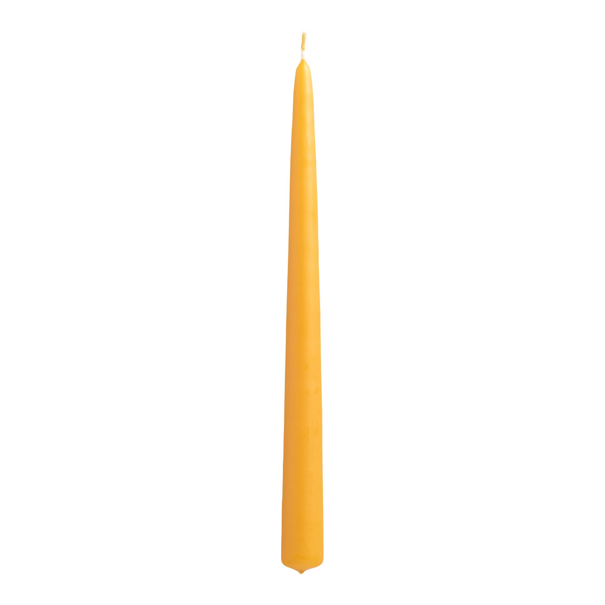 Ocher Yellow Taper Candles 2 Pack by World Market