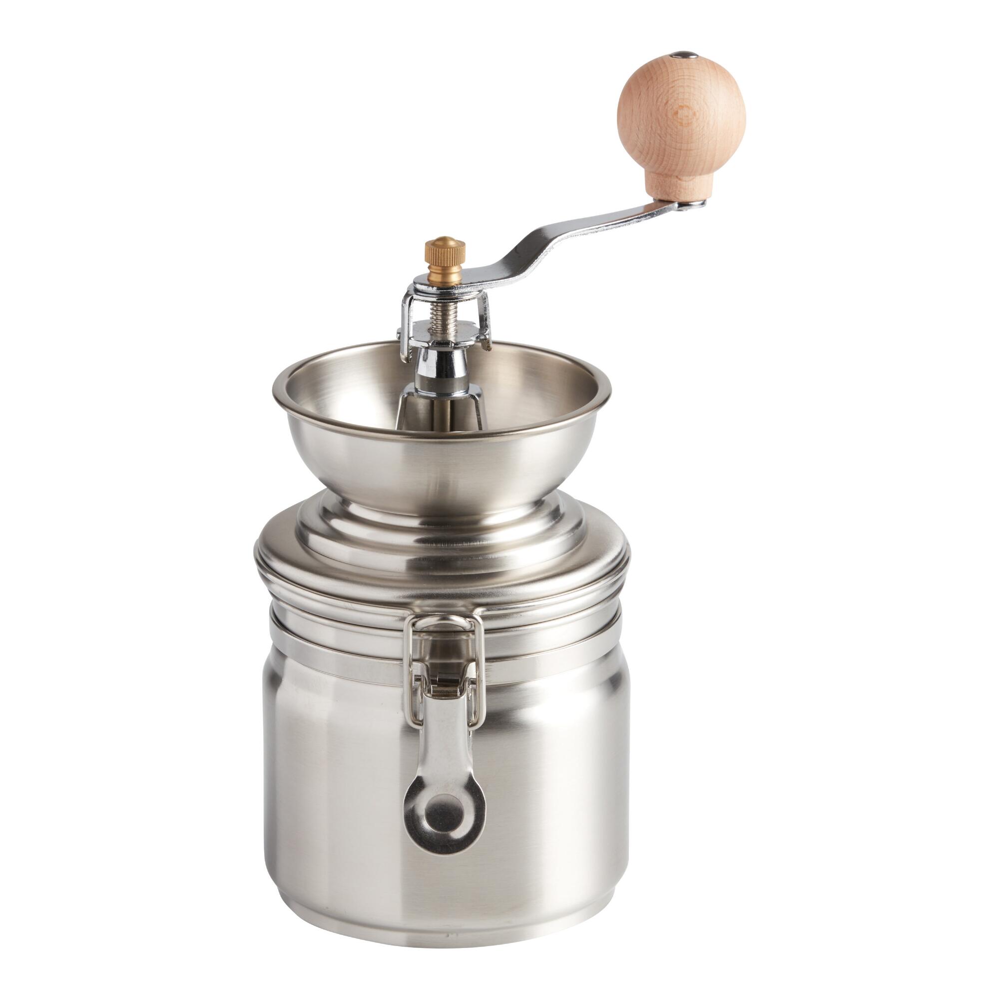Stainless Steel Manual Coffee Grinder by World Market