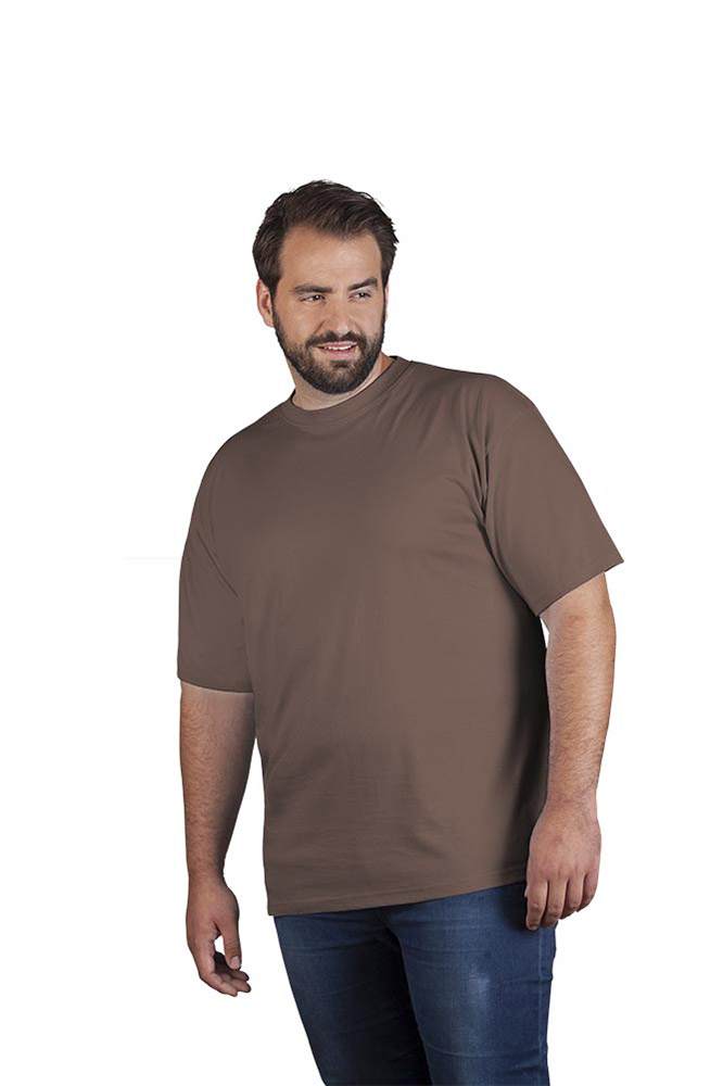 Premium T-Shirt Plus Size Herren, Braun, 4XL