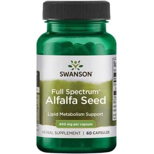 Full Spectrum Alfalfa Seed, 400mg - 60 caps
