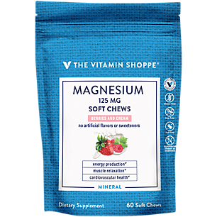 Magnesium Soft Chews - Supports Energy Production & Muscle Relaxation - Berries & Cream (60 Soft Chews)
