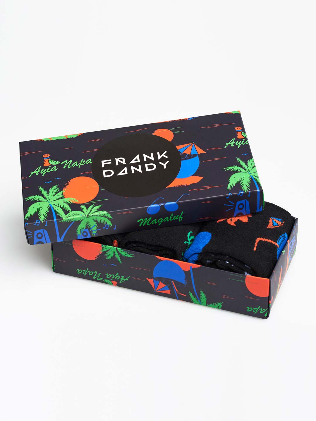Frank Dandy 3-Pack Magaluf Bamboo Sock Box
