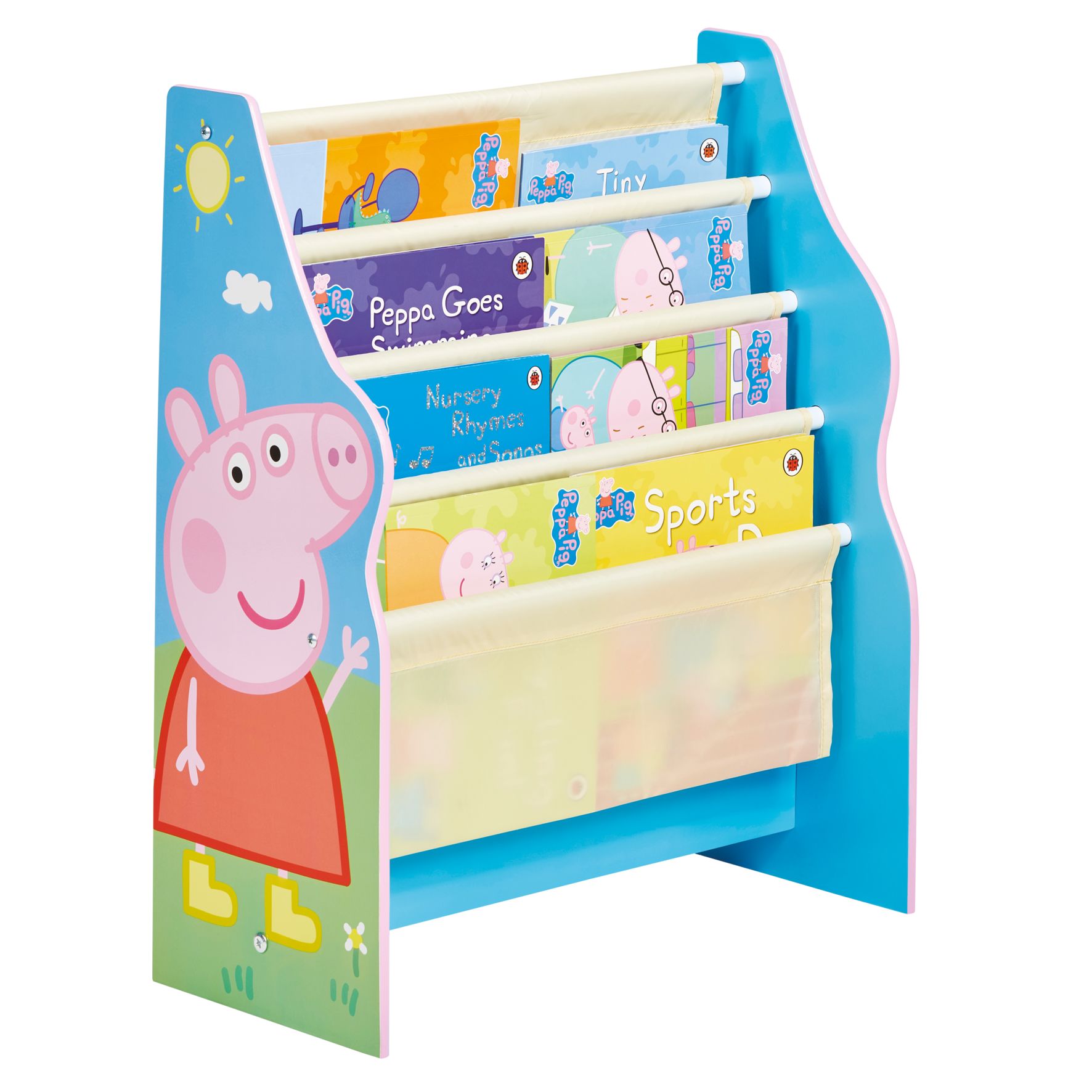 buy Peppa Pig - Kids Sling Bookcase (470PEL01E) online ...