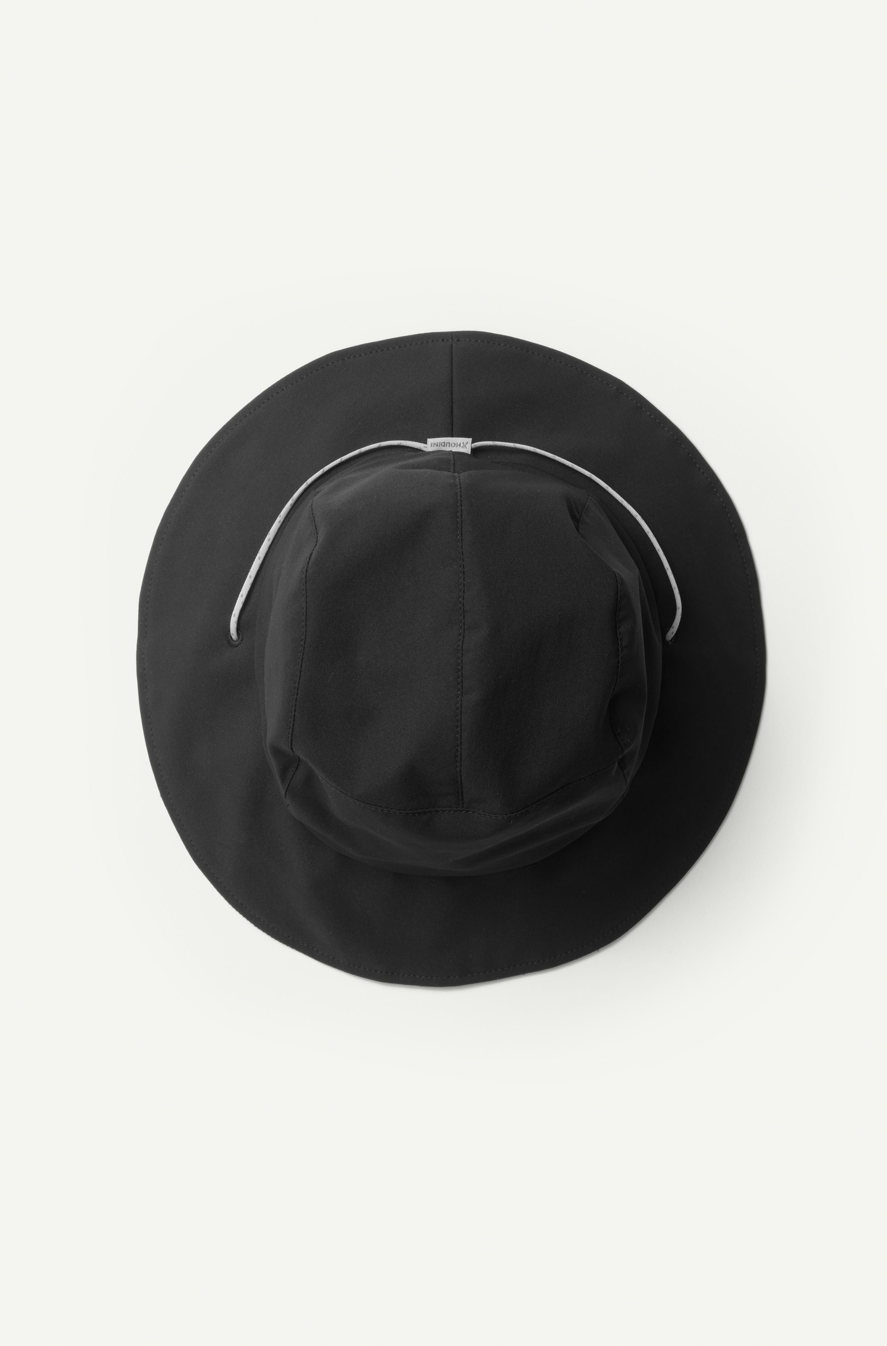Houdini Unisex Gone Fishing Hat - Circular Production, True Black / S/M