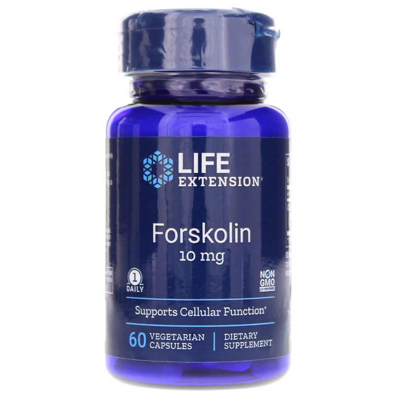 Life Extension Forskolin 10 Mg 60 Veg Capsules