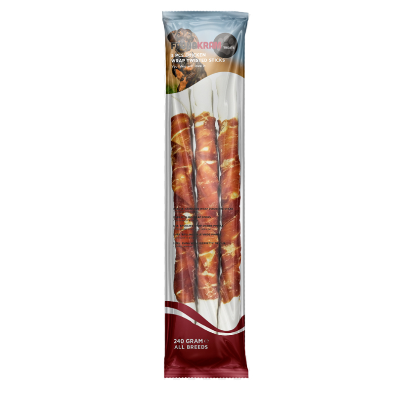 Hundgodis Chicken wrap sticks 3-pack - 67% rabatt