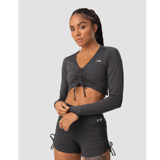 Scrunch Long Sleeve, Anthracite