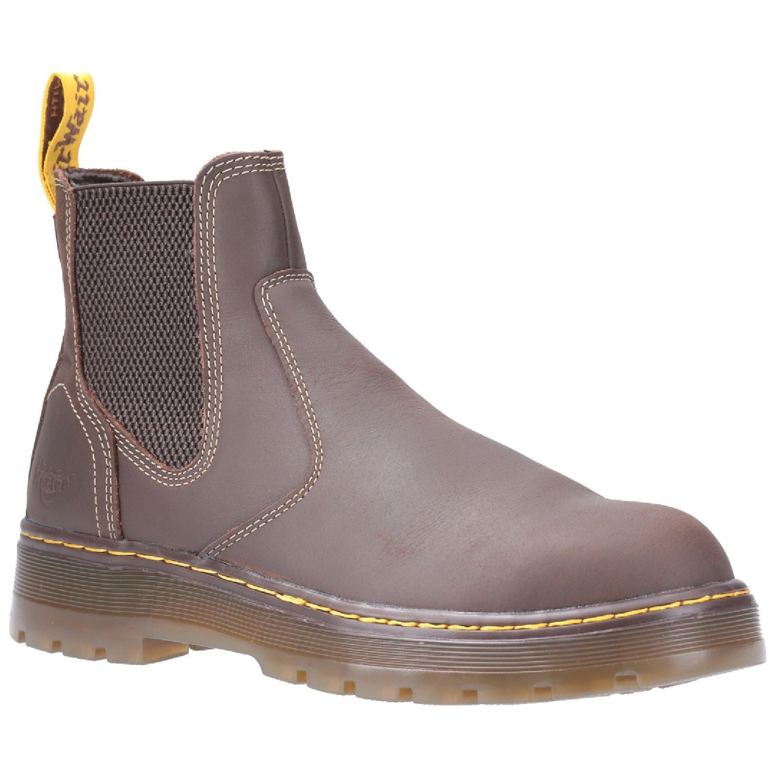 Dr Martens Unisex Eaves SB Elasticated Safety Boot Brown 29519 - Brown 9