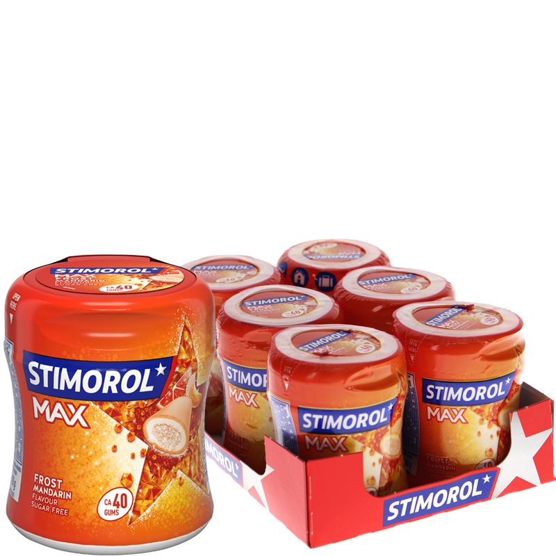 Tuggummi Mandarin 6-pack - 75% rabatt