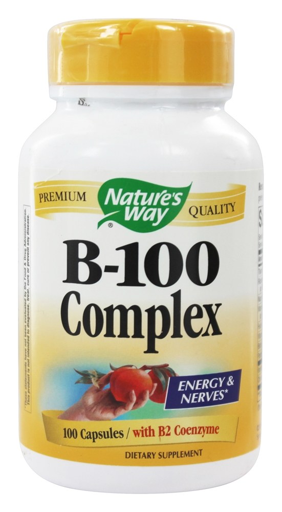 Nature's Way - Vitamin B100 Complex - 100 Capsules