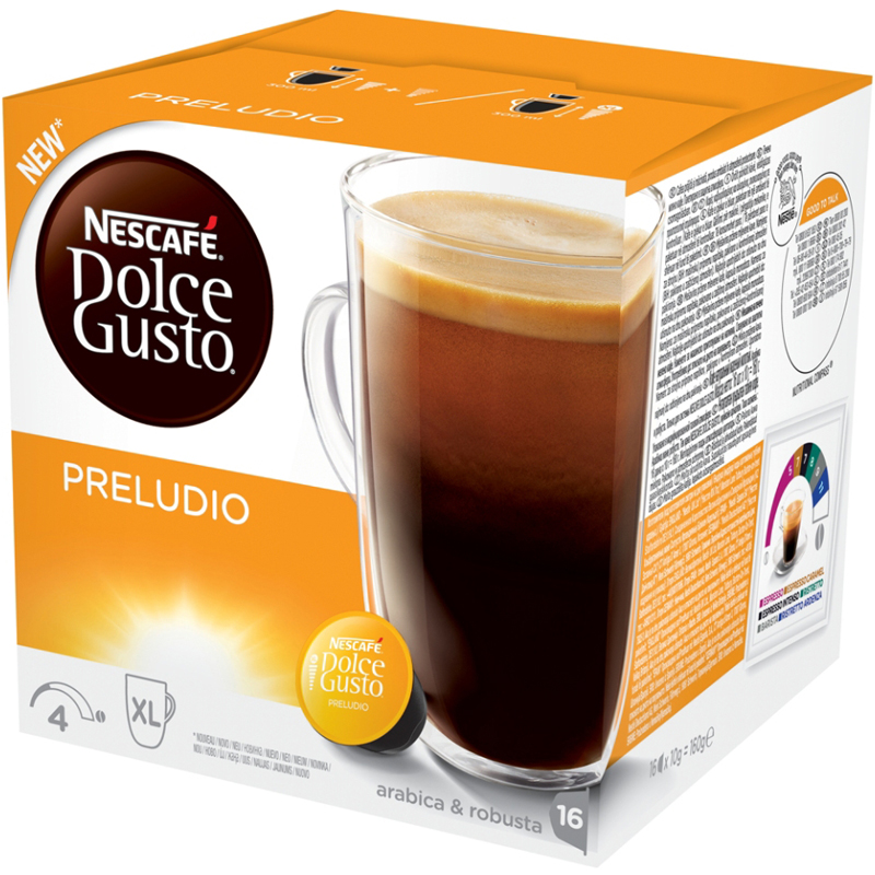 Kaffekapslar "Preludio" 16-pack - 45% rabatt