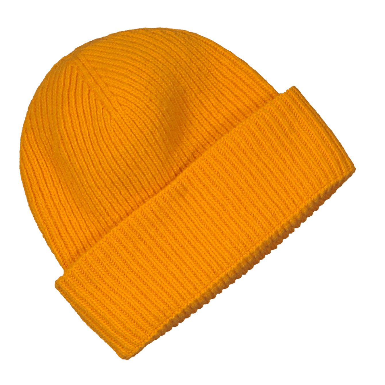 North Outdoor Kulo Beanie - 100% Merino Wool - Made in Finland, Autumn Yellow