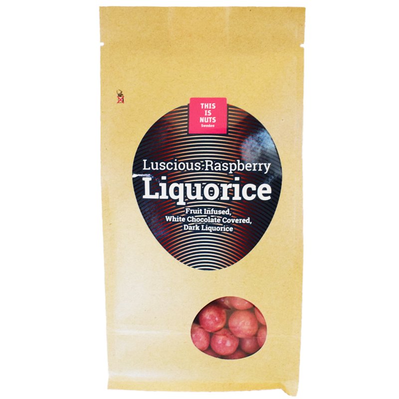 Lakritsgodis "Luscious Raspberry" 250g - 25% rabatt