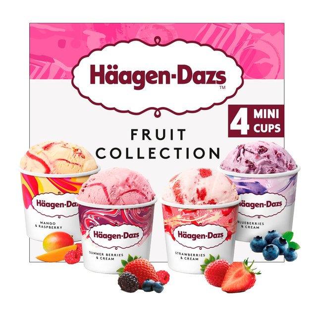 Haagen Dazs Fruit Ice Cream Collection Minicups