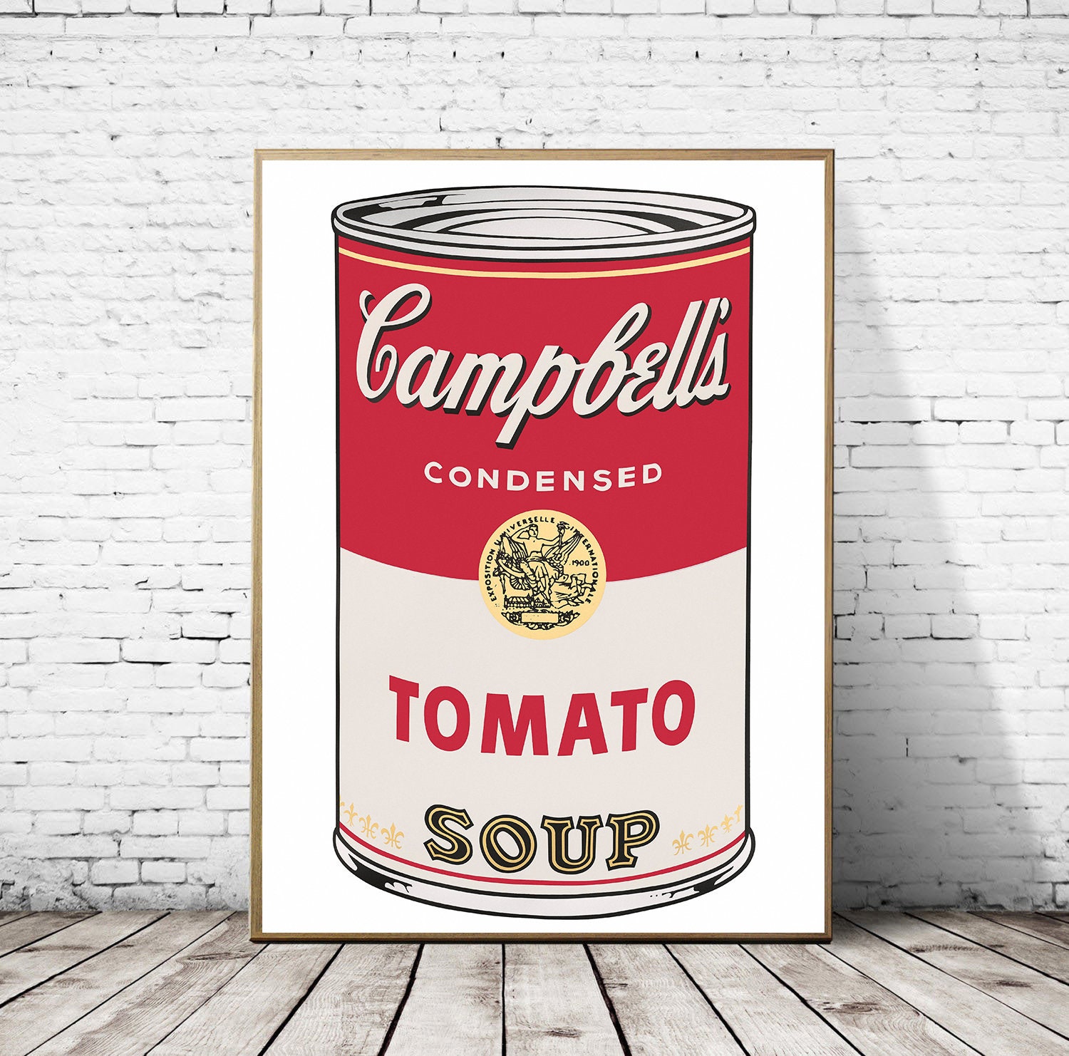 Andy Warhol - Campbells Tomato Soup, Giclee Print, Poster