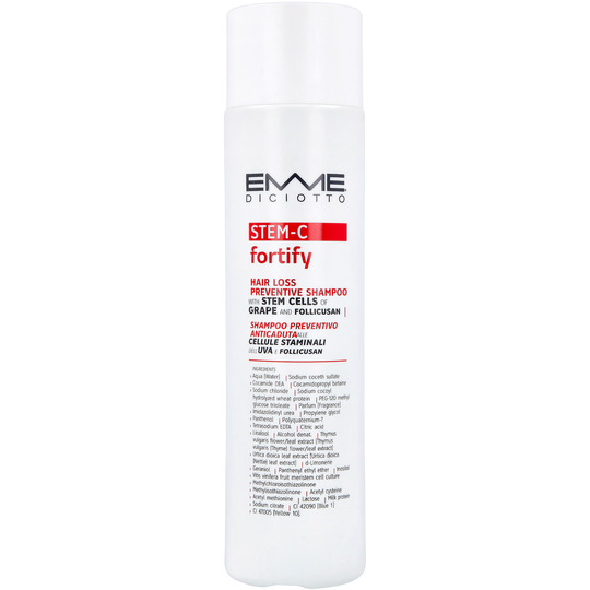Osta Emmediciotto STEM-C Fortify Hair Loss Preventive Shampoo 250 ml netistä