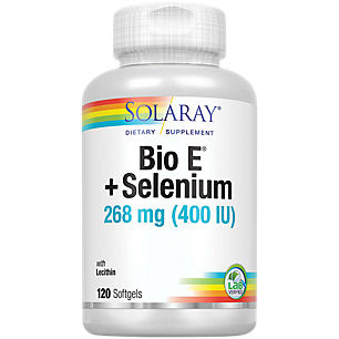Bio E with Selenium - Provides Antioxidant Activity - 400 IU (120 Perle Capsules)