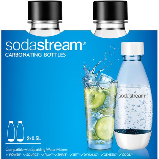 SodaStream Fuse Flaska Svart 2 x 0,5L
