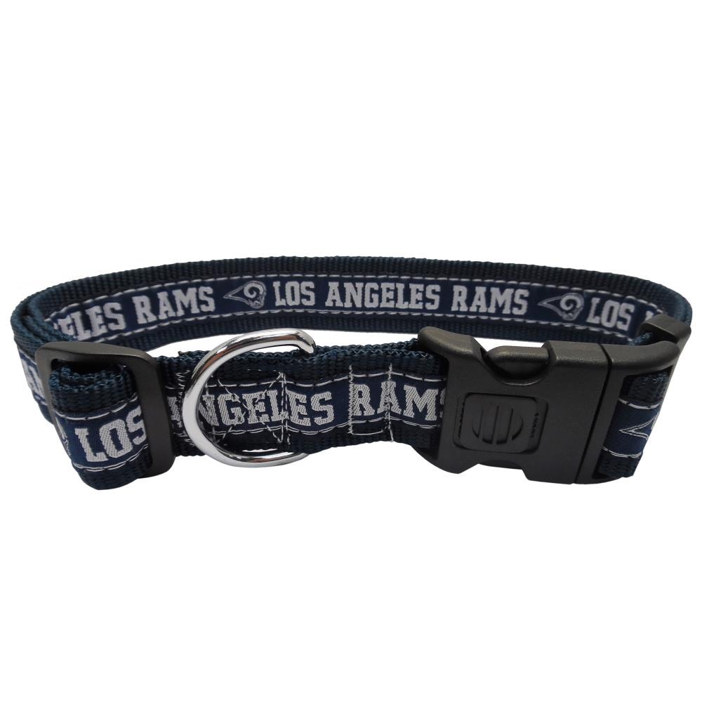 Pets First Los Angeles Rams Navy Blue Dog Collar, X-Large (91- 110-lb) | STL-3036-XL