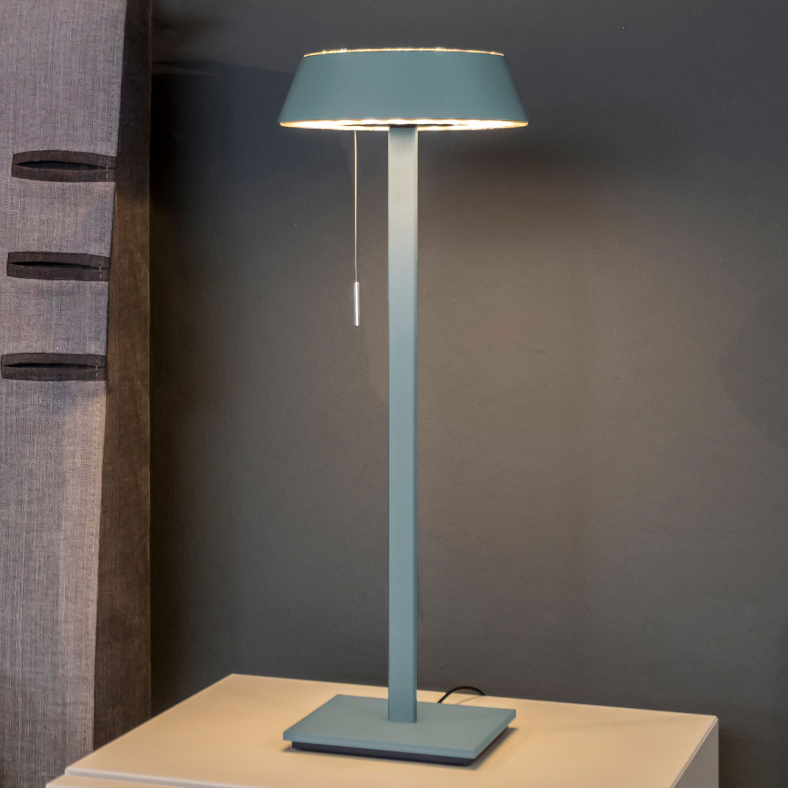 OLIGO Glance LED-pöytälamppu, aquamariini