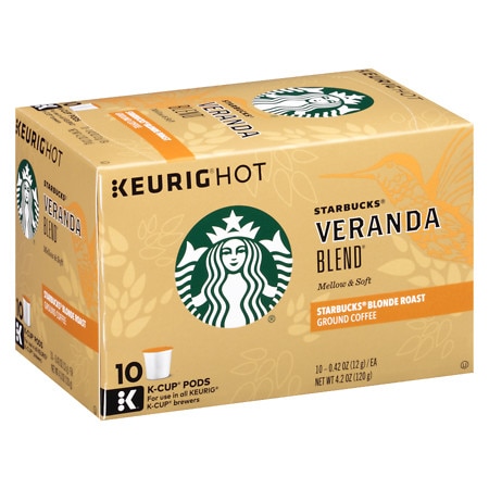 Starbucks K-Cups Veranda Blend - 0.42 oz x 10 pack