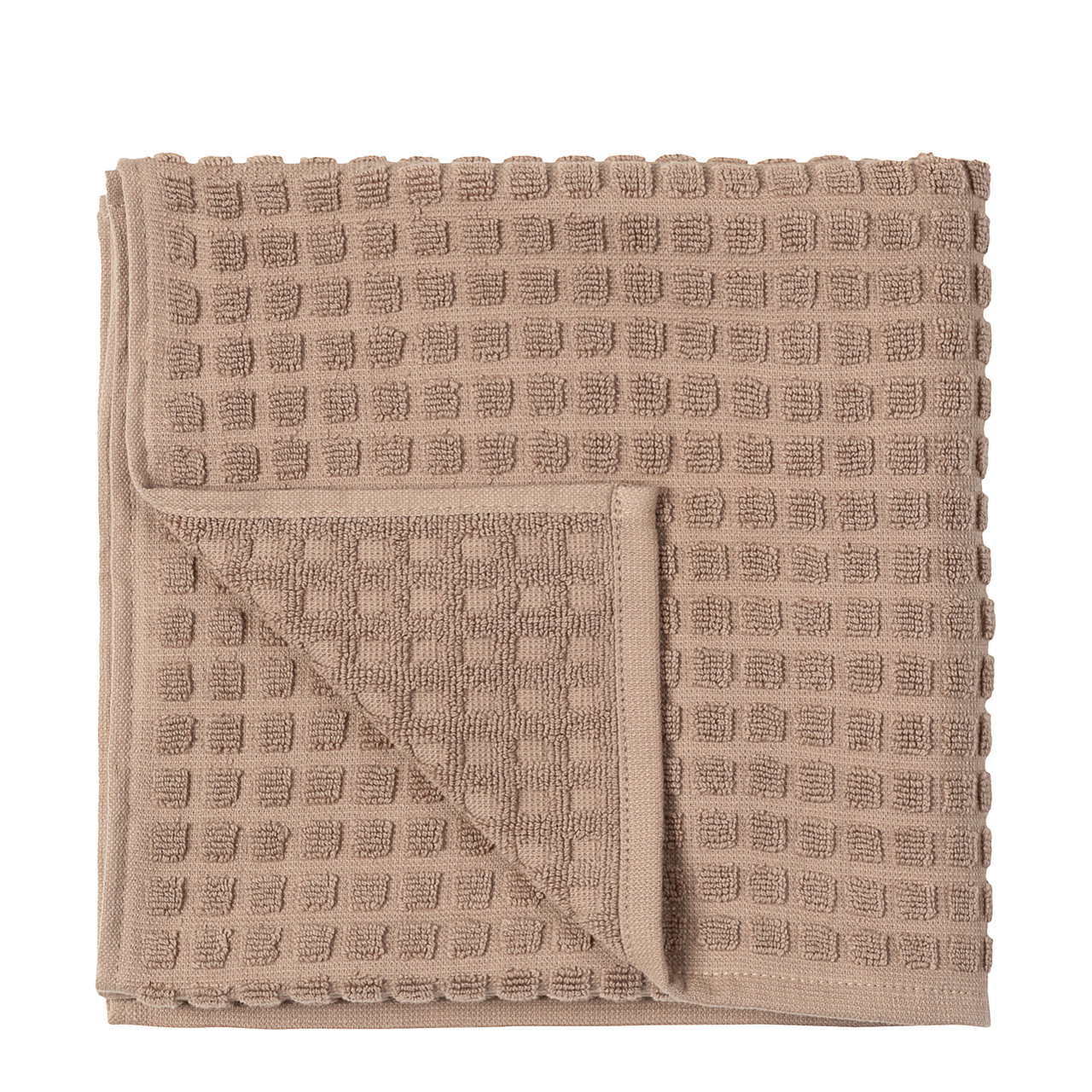 SINNERUP Square håndklæde 50x70 cm (50X70, LIGHT BROWN)