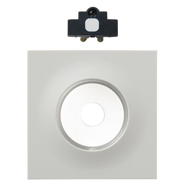 Elko EKO09606 Dimmersett lysenhet, lysring og midtplate Hvit, hvit lampe