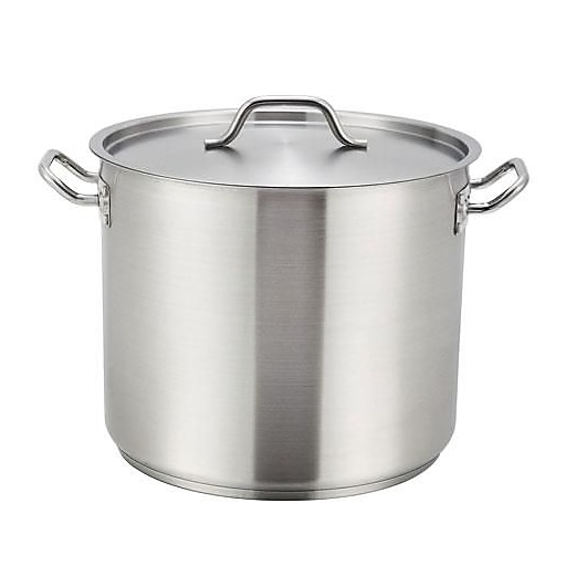 Winco Stainless Steel Stock Pot, 32 Oz. (SST-32)