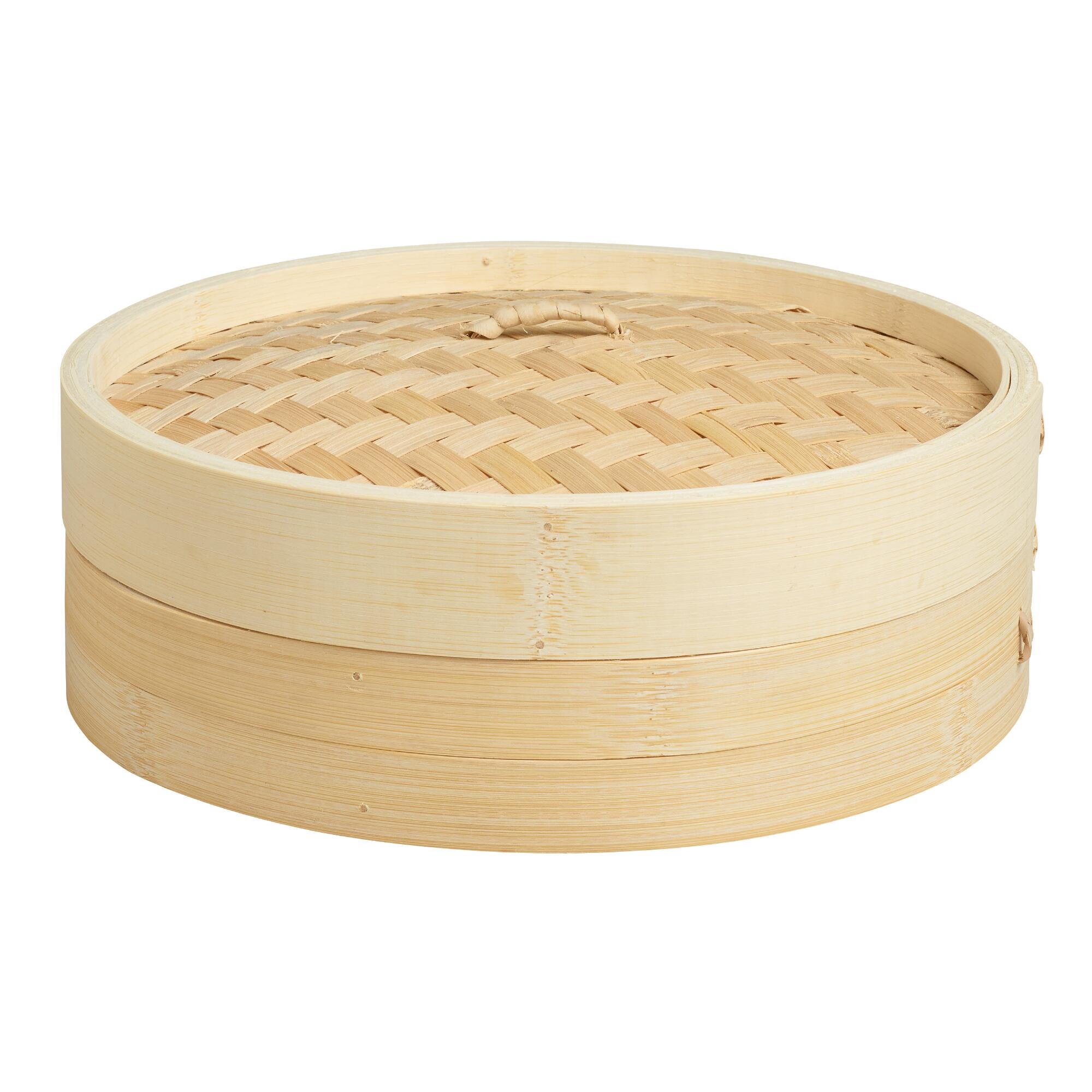 10-inch Bamboo Steamer: Natural by World Market