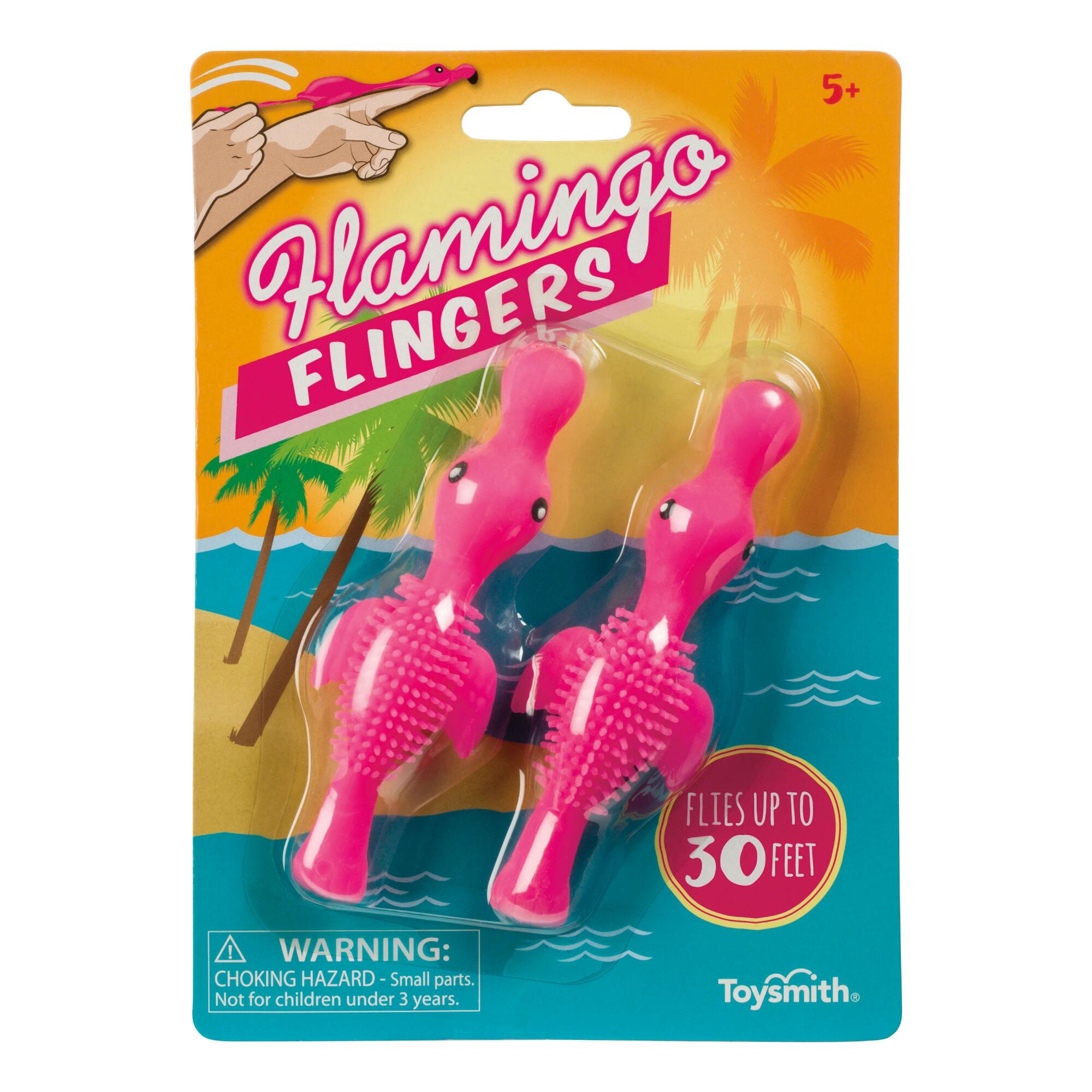 2 Pack Toysmith Flamingo Flingers Set of 2 by World Market