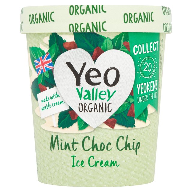 Yeo Valley Mint Choc Chip Ice Cream