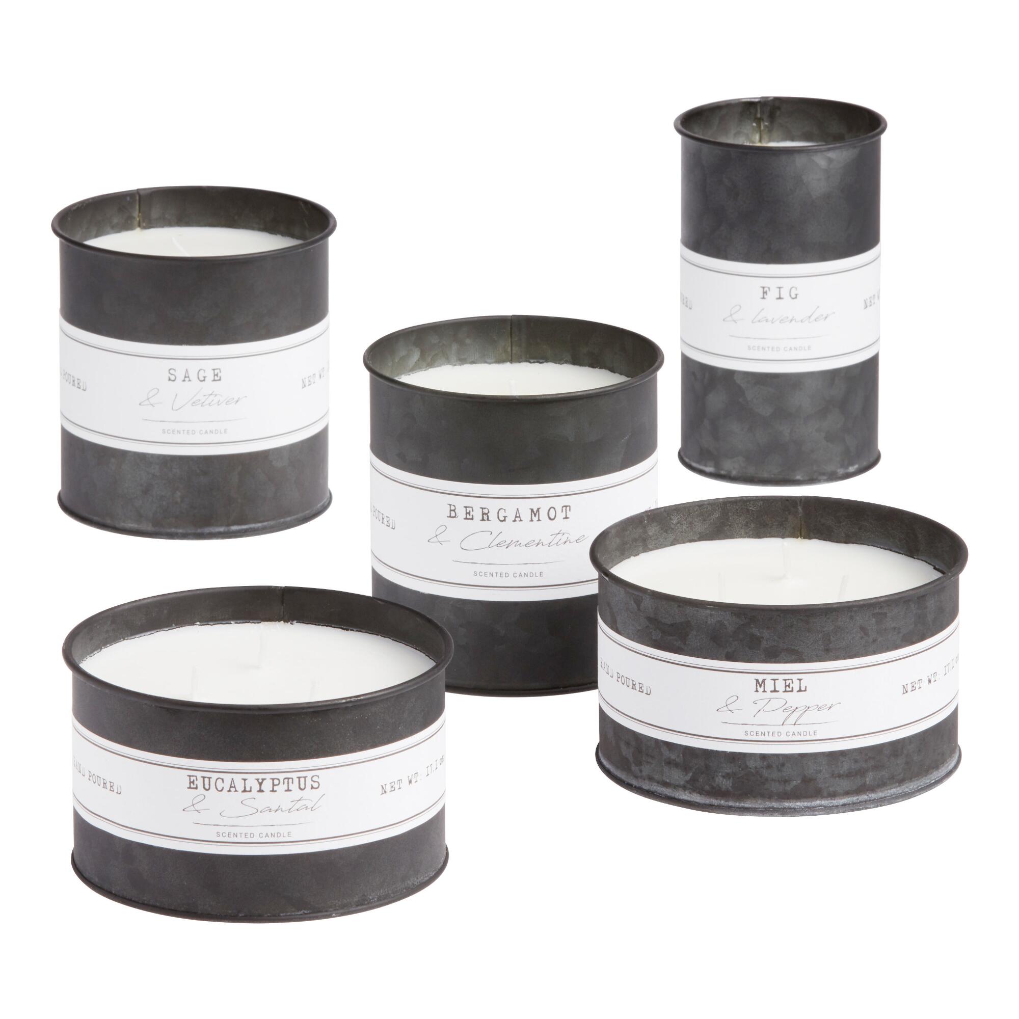 Antique Oil Tin Scented Candle Collection by World Market