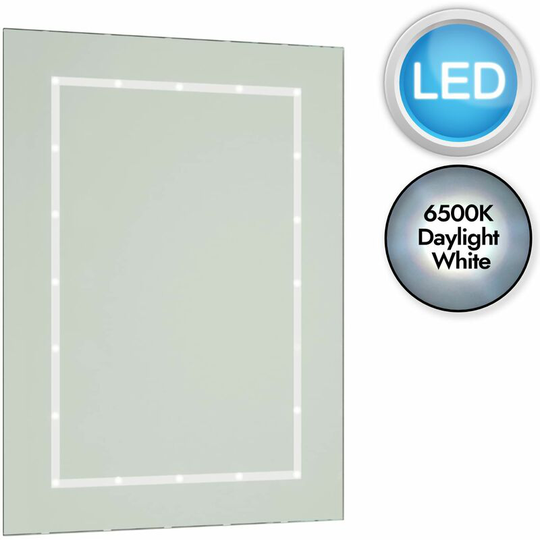 Buy Battery Operated led Illuminated Bathroom 6ocm Outline Rectangular