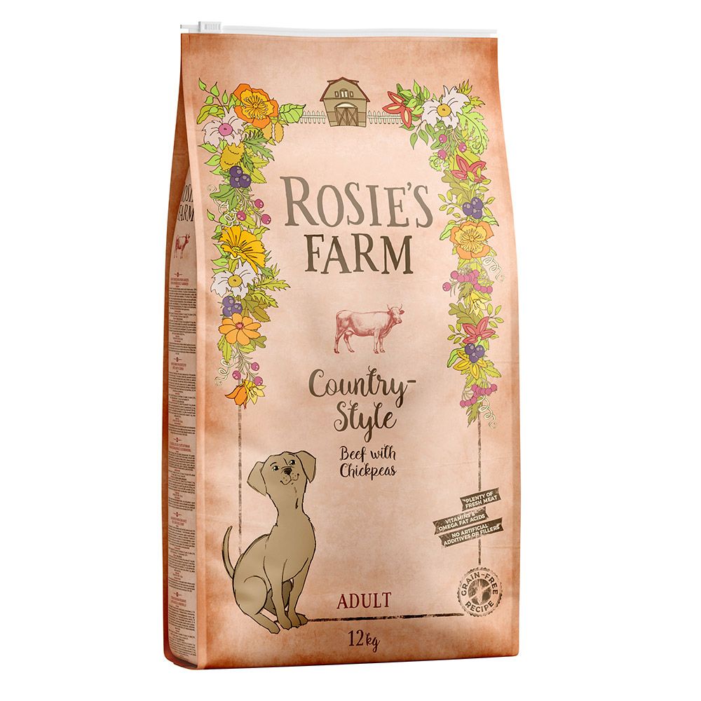 Rosie's Farm Adult Country-Style - Beef with Chickpeas - 1kg