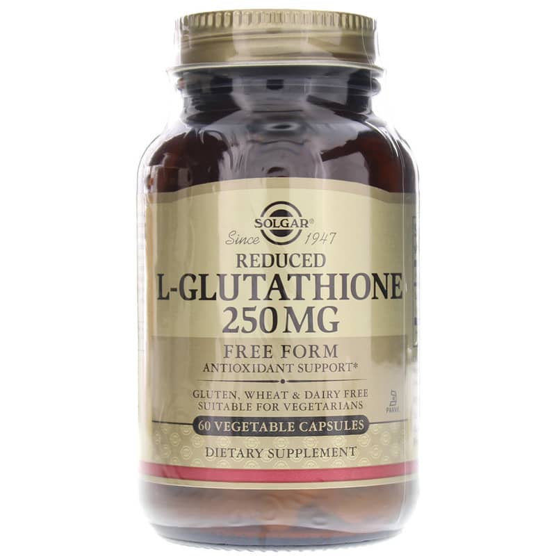 Solgar Reduced L-Glutathione 250 Mg 60 Veg Capsules